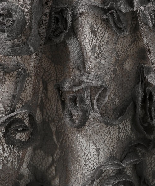 BAYFLOW（ベイフロー）の「[前後で着られる]2WAYレースベスト（ベスト・レディース・ブラック/グレー/オフホワイト・FREE）」の11枚目の写真