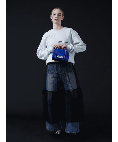 :ETHROF(イーサオブ)の「TULLE LAYERED SKIRT(スカート・レディース・ブラック・MEDIUM)」の11枚目の写真