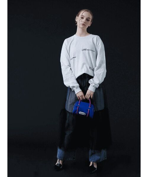 :ETHROF(イーサオブ)の「TULLE LAYERED SKIRT(スカート・レディース・ブラック・MEDIUM)」の12枚目の写真