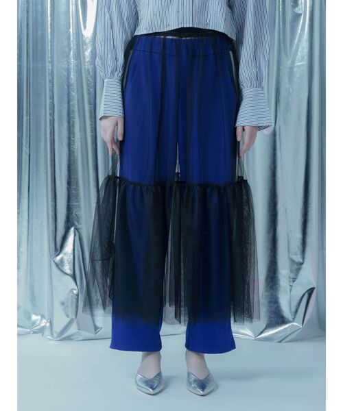 :ETHROF(イーサオブ)の「TULLE LAYERED SKIRT(スカート・レディース・ブラック・MEDIUM)」の13枚目の写真