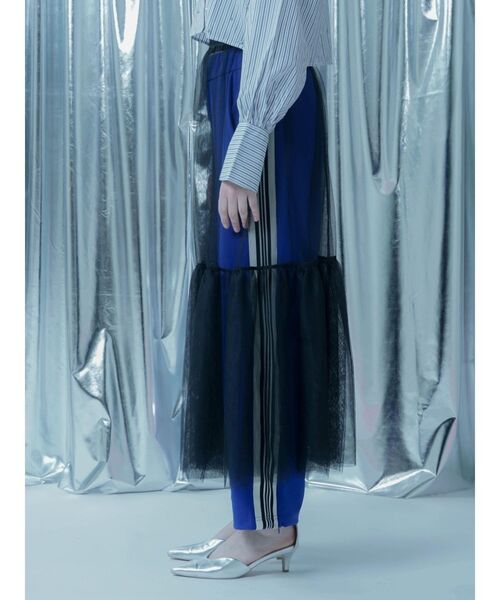 :ETHROF(イーサオブ)の「TULLE LAYERED SKIRT(スカート・レディース・ブラック・MEDIUM)」の14枚目の写真