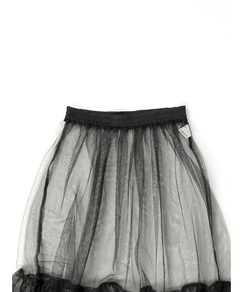 :ETHROF(イーサオブ)の「TULLE LAYERED SKIRT(スカート・レディース・ブラック・MEDIUM)」の16枚目の写真