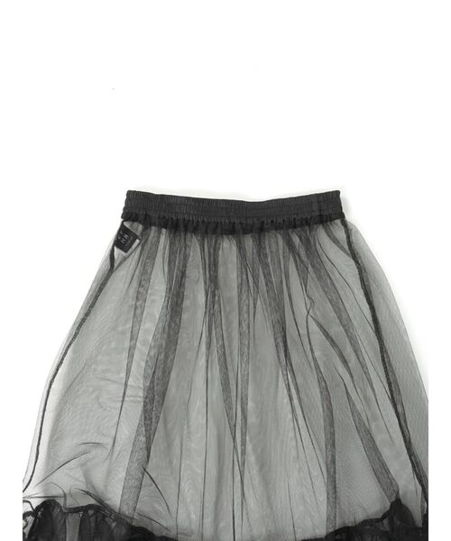 :ETHROF(イーサオブ)の「TULLE LAYERED SKIRT(スカート・レディース・ブラック・MEDIUM)」の17枚目の写真