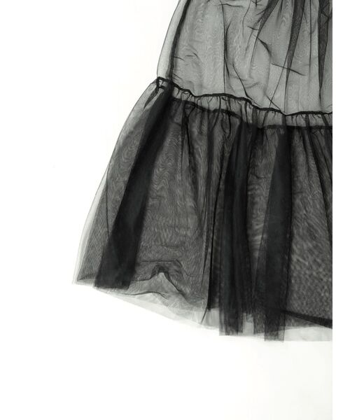 :ETHROF(イーサオブ)の「TULLE LAYERED SKIRT(スカート・レディース・ブラック・MEDIUM)」の19枚目の写真
