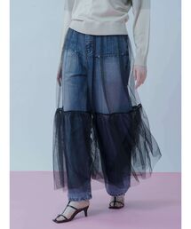 TULLE LAYERED SKIRT