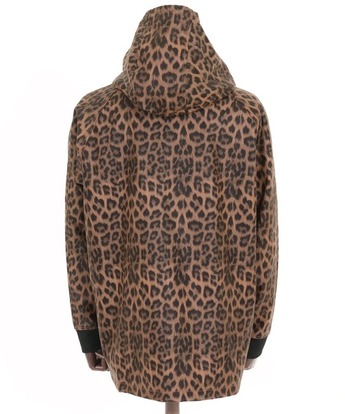 CAMBIO（カンビオ）の「mj10838- Leopard Synthetic Leather Poncho Like Jacket ポンチョ風ジャケット（その他アウター・メンズ・ブラウン/チャコール・S/M/L）」の16枚目の写真