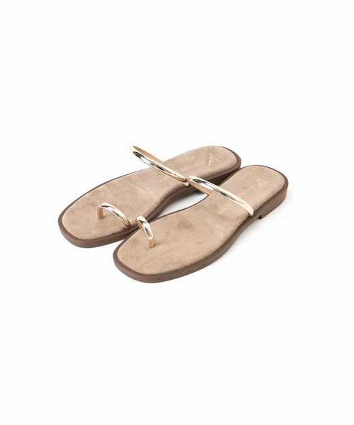 IENA(イエナ)の「《追加》NICOLAS LAINAS/ニコラスライナス フラットサンダル(サンダル・レディース・カーキ/ブラック/ブラウン・39/38/37/36)」の5枚目の写真