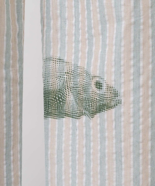 igi（イジ）の「PAJAMA PANTS / グラフィックプリントパジャマパンツ（その他パンツ・レディース・ブラック/パープル/グリーン・0/1）」の4枚目の写真