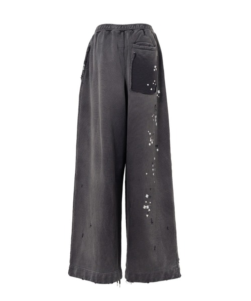 Maison MIHARA YASUHIRO（メゾンミハラヤスヒロ）の「Sun Faded Like Embellished Pants（スラックス・レディース・ブラック/グリーン/ボルドー・38/36/40）」の4枚目の写真