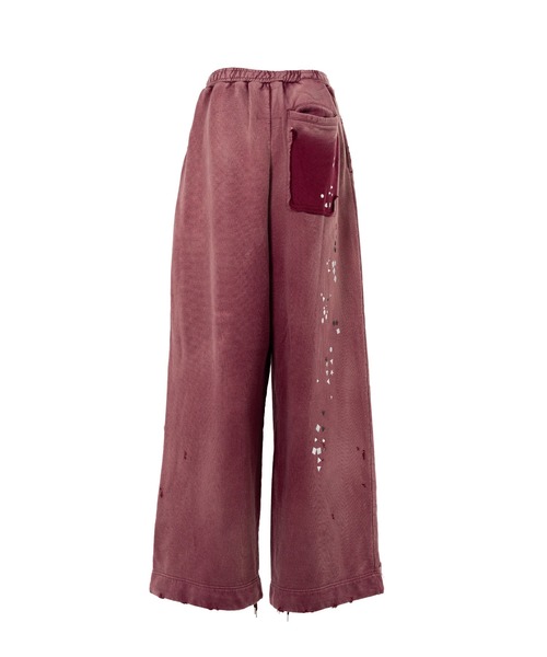 Maison MIHARA YASUHIRO（メゾンミハラヤスヒロ）の「Sun Faded Like Embellished Pants（スラックス・レディース・ブラック/グリーン/ボルドー・38/36/40）」の6枚目の写真