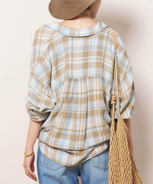 Vi/Li Check Wash シャツ Vi/Li Check Wash シャツ（シャツ／ブラウス）｜Deuxieme Classe