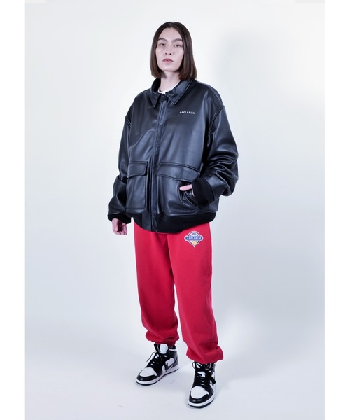 APPLEBUM(アップルバム)の「A-2 Leather Jacket(ブルゾン・メンズ・ブラック・X-LARGE/LARGE/MEDIUM)」の11枚目の写真