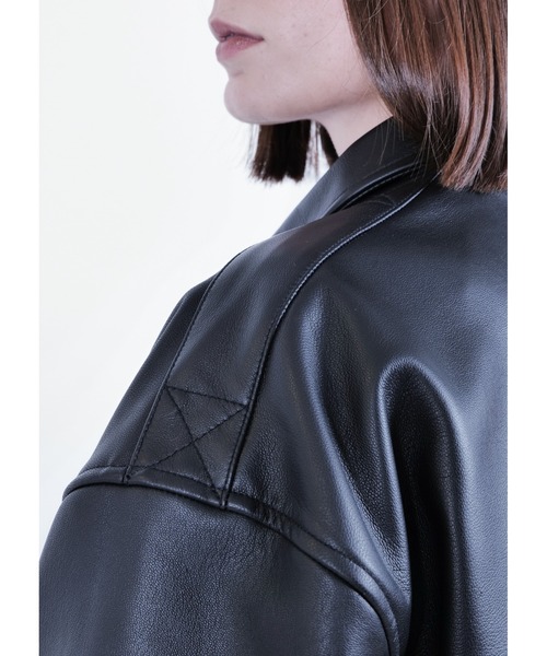 APPLEBUM(アップルバム)の「A-2 Leather Jacket(ブルゾン・メンズ・ブラック・X-LARGE/LARGE/MEDIUM)」の8枚目の写真