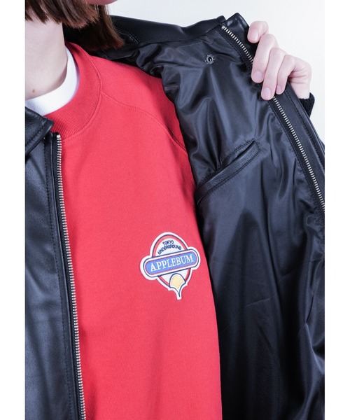 APPLEBUM(アップルバム)の「A-2 Leather Jacket(ブルゾン・メンズ・ブラック・X-LARGE/LARGE/MEDIUM)」の2枚目の写真