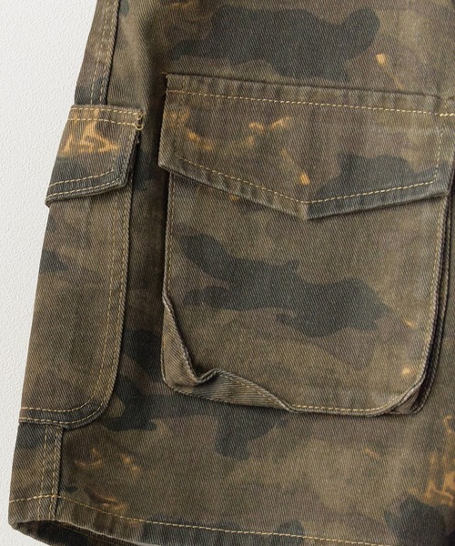 ROOPTOKYO（ループトウキョウ）の「カモフラージュデザイン ハーフカーゴパンツ（カーゴパンツ・レディース・カモフラージュ・FREE）」の3枚目の写真