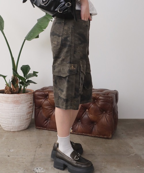 ROOPTOKYO（ループトウキョウ）の「カモフラージュデザイン ハーフカーゴパンツ（カーゴパンツ・レディース・カモフラージュ・FREE）」の13枚目の写真