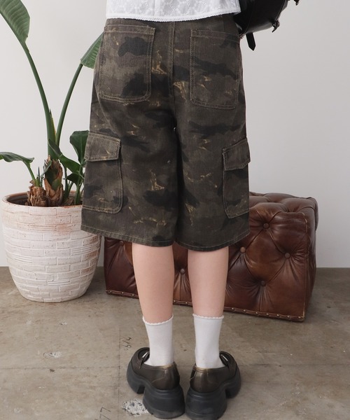 ROOPTOKYO（ループトウキョウ）の「カモフラージュデザイン ハーフカーゴパンツ（カーゴパンツ・レディース・カモフラージュ・FREE）」の12枚目の写真