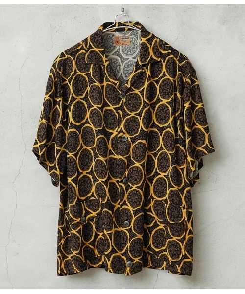 WAIPER×TOWN CRAFT TC25S013WP Plant Pattern Rayon Beach Shirts プラントパターン レーヨンビーチシャツ