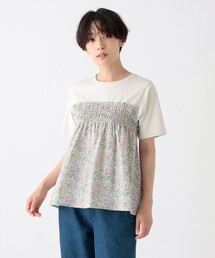 AfternoonTea　リバティ花柄長袖シャツ ワイシャツ 花柄 プリント 総柄 ブラック LOUIS & CLERK｜STYLE