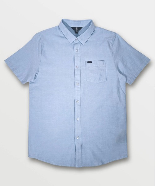VOLCOM(ボルコム)の「【VOLCOM/ボルコム】Orion Short Sleeve Shirt/胸ポケット半袖シャツ(シャツ/ブラウス・メンズ・ブルー・SMALL/MEDIUM/LARGE/X-LARGE/XX-LARGE)」の1枚目の写真