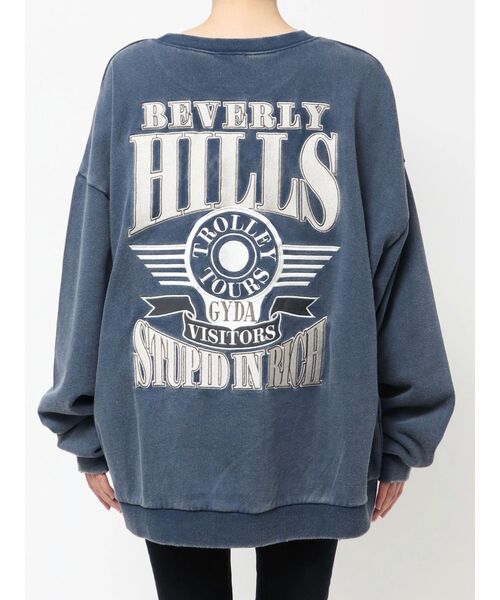 GYDA BEVERLY HILLS ドルマンスウェットトップス BEVERLY HILLS ドルマンスウェットトップス（スウェット）｜GYDA