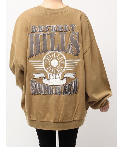 トレーナー スウェット BEVERLY HILLS ドルマンスウェットトップス レディース メンズ BEVERLY HILLS ドルマンスウェットトップス（スウェット）｜GYDA