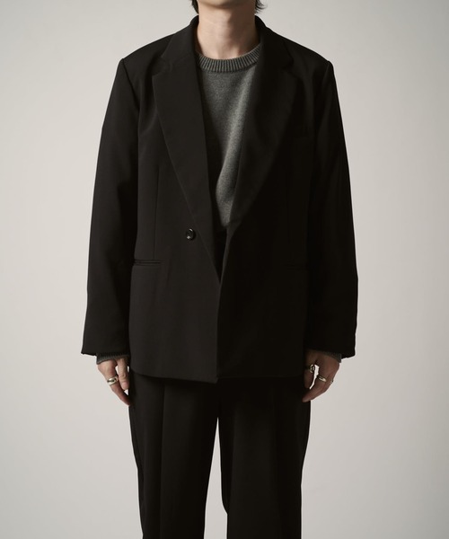 ダブルクロスセミシングルジャケット（テーラードジャケット）｜Lui's