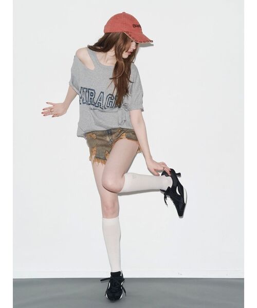 EVRIS（エヴリス）の「スウェードポインテッドスニーカーヒール（パンプス・レディース・ブラック/その他1/レッド・SMALL/MEDIUM/LARGE）」の7枚目の写真