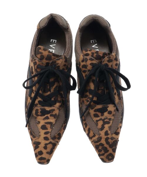 セール】スウェードポインテッドスニーカーヒール（パンプス）｜EVRIS