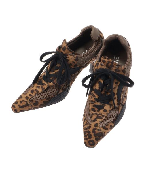 セール】スウェードポインテッドスニーカーヒール（パンプス）｜EVRIS