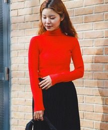 Ray BEAMS | 14ゲージ リブ タートル ネック ニット [手洗い可](ニット/セーター)