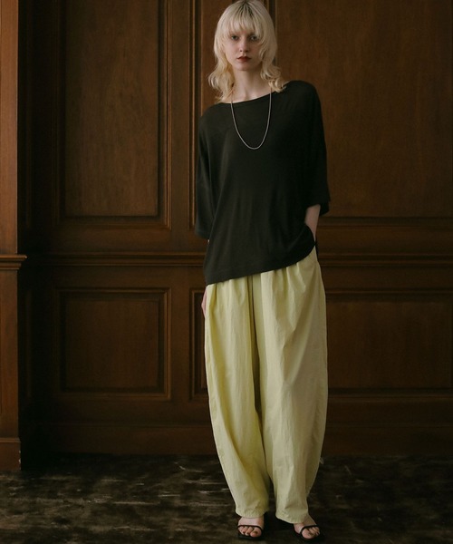 BAYFLOW(ベイフロー)の「【EF(エフ)】グラフィックプリントシアービッグT(WOMEN)(Tシャツ/カットソー・レディース・チャコール/オフホワイト・FREE)」の15枚目の写真
