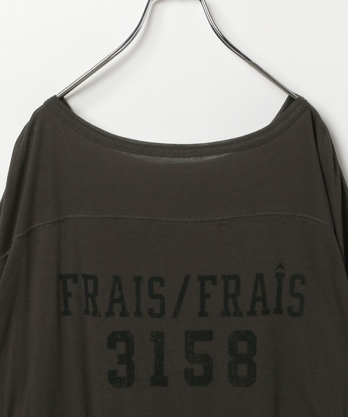 BAYFLOW(ベイフロー)の「【EF(エフ)】グラフィックプリントシアービッグT(WOMEN)(Tシャツ/カットソー・レディース・チャコール/オフホワイト・FREE)」の8枚目の写真