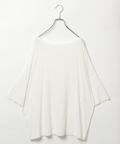 BAYFLOW(ベイフロー)の「【EF(エフ)】グラフィックプリントシアービッグT(WOMEN)(Tシャツ/カットソー・レディース・チャコール/オフホワイト・FREE)」の7枚目の写真