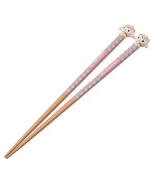 BAYBLO（ベイブロ）の「(SK)【星のカービィ】すべり止め加工 マスコット付き 箸[21.0cm]（カトラリー）」