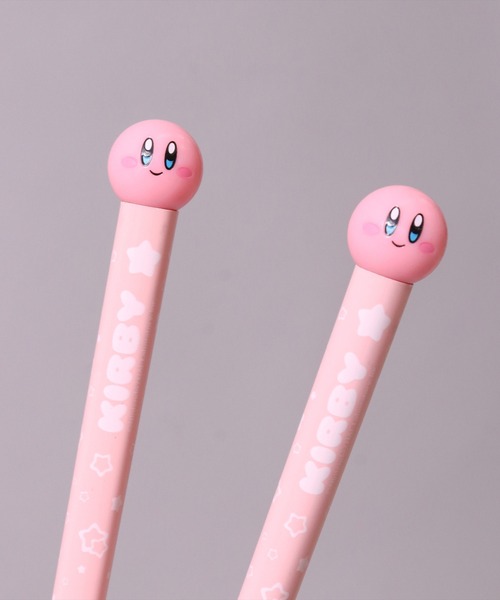 sanrio（サンリオ）の「(SK)【星のカービィ】すべり止め加工 マスコット付き 箸[21.0cm]（カトラリー・レディース・ピンク系・ONE SIZE）」の5枚目の写真