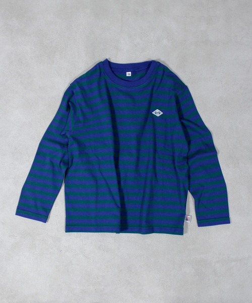 MARKEY'S（マーキーズ）の「【LSP WOW!】マイニチワッペンボーダーロンTee（Tシャツ/カットソー・キッズ・グリーン系その他/ネイビー/モスグリーン/レッド系その他/ベージュ系その他/パープル系その他/ブラック系その他/グレー系その他/ピンク系その他/ブラウン系その他・140/130/120/110/100/90/80）」の6枚目の写真