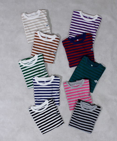 MARKEY'S（マーキーズ）の「【LSP WOW!】マイニチワッペンボーダーロンTee（Tシャツ/カットソー・キッズ・グリーン系その他/ネイビー/モスグリーン/レッド系その他/ベージュ系その他/パープル系その他/ブラック系その他/グレー系その他/ピンク系その他/ブラウン系その他・140/130/120/110/100/90/80）」の11枚目の写真