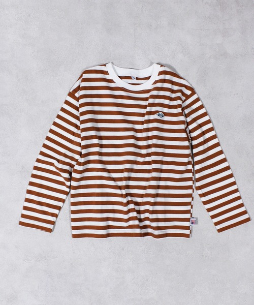 MARKEY'S（マーキーズ）の「【LSP WOW!】マイニチワッペンボーダーロンTee（Tシャツ/カットソー・キッズ・グリーン系その他/ネイビー/モスグリーン/レッド系その他/ベージュ系その他/パープル系その他/ブラック系その他/グレー系その他/ピンク系その他/ブラウン系その他・140/130/120/110/100/90/80）」の19枚目の写真