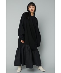 超美品♡ヘリンドットサイロングワンピース¥14850 ドットロングワンピ＊Z295 | cherie ange