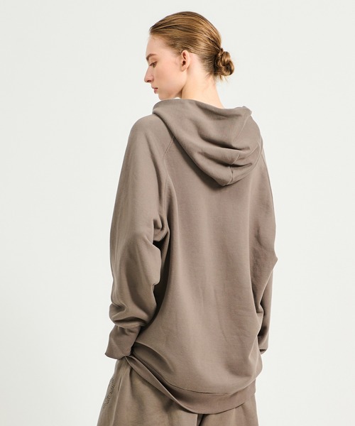 エストネーション ESTNATION グレージュ パーカー 38 美品 ESTNATION エストネーション パーカー スウェット ダブル