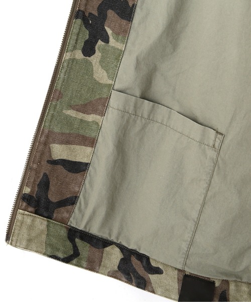 AVIREX(アヴィレックス)の「CAMO DUCK JACKET / カモダックジャケット / AVIREX / アヴィレックス(ミリタリージャケット・メンズ・ベージュ系その他/グリーン系カモフラージュ・MEDIUM/LARGE/X-LARGE/XX-LARGE)」の6枚目の写真