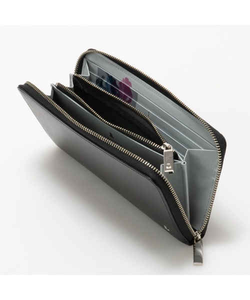 LANVIN COLLECTION（ランバン・コレクション）FIOWER PRINT SERIES　ラウンドファスナー長財布