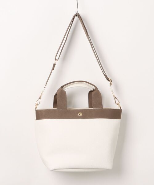 LAZY SUSAN（レイジースーザン）の「バッグ　フナガタテープトート（トートバッグ・レディース・シルバー/ブラック/ホワイト・FREE）」の8枚目の写真