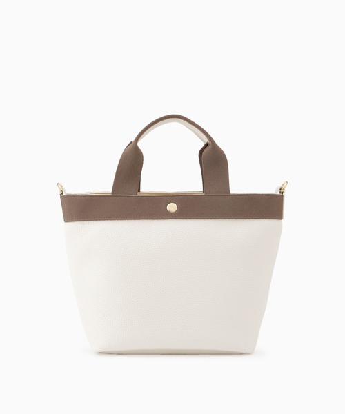 LAZY SUSAN（レイジースーザン）の「バッグ　フナガタテープトート（トートバッグ・レディース・シルバー/ブラック/ホワイト・FREE）」の15枚目の写真