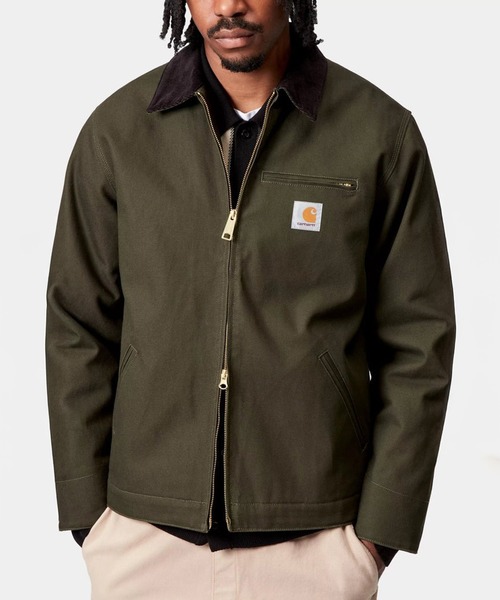 Carhartt WIP(カーハートダブリューアイピー)の「【Carhartt WIP】DETROIT JACKET I015264(ブルゾン・メンズ・オリーブ/ブラック/ダークグレー/ネイビー・XL/L/M)」の4枚目の写真