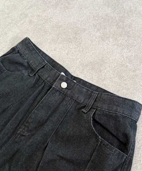 link lot(リンクロット)の「ウォッシュ加工 デニムワイドバレルレッグカーゴパンツ(カーゴパンツ・メンズ・ブラック系その他/ブルー系その他・M/L)」の21枚目の写真