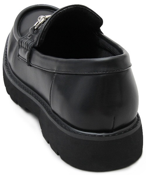 BACKYARD FAMILY(バックヤードファミリー)の「glabella PLATFORM SOLE BIT LOAFERS(ローファー・メンズ・ブラック・25cm/27cm)」の5枚目の写真