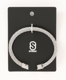 SPINNS（スピンズ）の「メタルシルバーブレスレット/ワイヤー（ブレスレット・メンズ）」