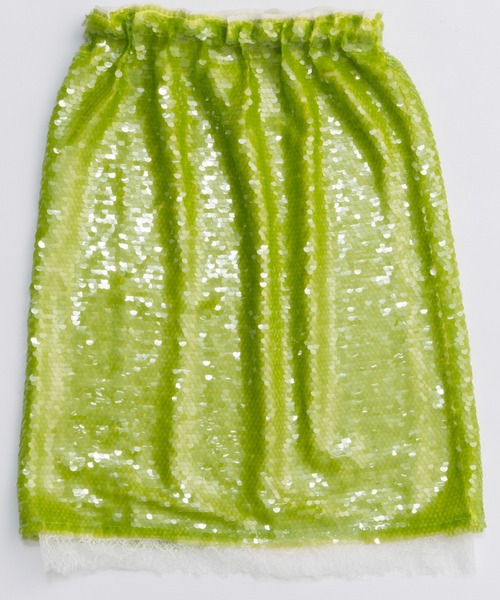 MAISON SPECIAL(メゾンスペシャル)の「Lace Combination Sequin Skirt/レースコンビスパンコールスカート(スカート・レディース・ブラウン/グリーン・36/38)」の14枚目の写真